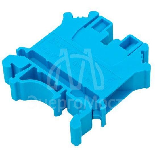 Колодка клеммная винтовая 10 UT син. EKF scr-ut-10-b