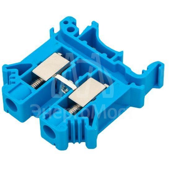 Колодка клеммная винтовая 10 UT син. EKF scr-ut-10-b