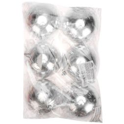 Фигура елочная "Шар" d10см IP65 глянцев. серебр. Neon-Night 502-075