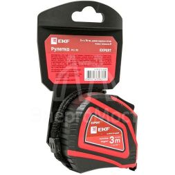Рулетка измерительная РС-10 (3мх16мм) Autostop магнит Expert EKF rs-10-3-16-quad