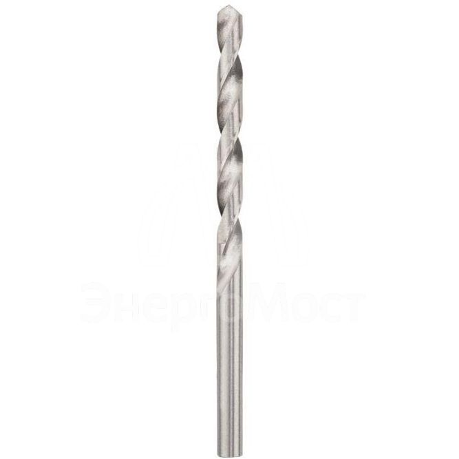 Сверло по металлу 4.5мм HSS DIN 338 (уп.1шт) Kranz KR-91-0562
