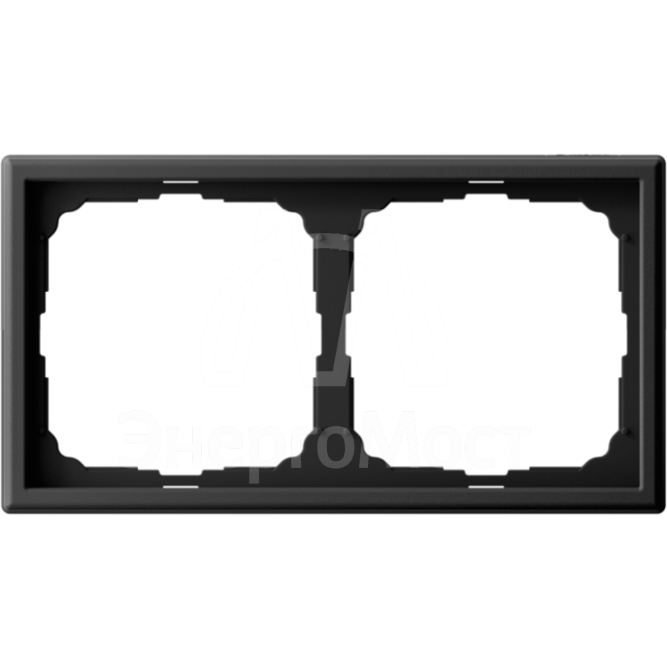 Рамка 2-м ArtGallery универс. карбон SE GAL001002