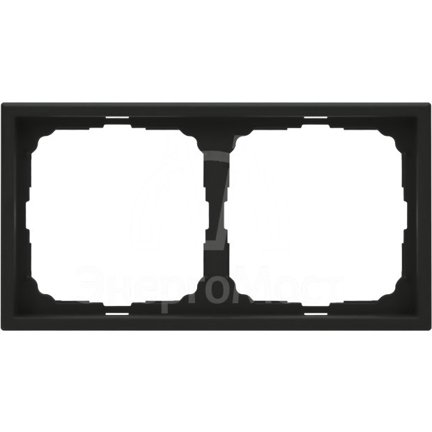 Рамка 2-м ArtGallery универс. карбон SE GAL001002