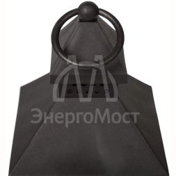 Фонарь декоративный со свечкой черн. корпус 10.5х10.5х24см тепл. бел. Neon-Night 513-051