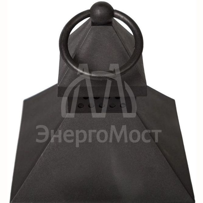 Фонарь декоративный со свечкой черн. корпус 10.5х10.5х24см тепл. бел. Neon-Night 513-051