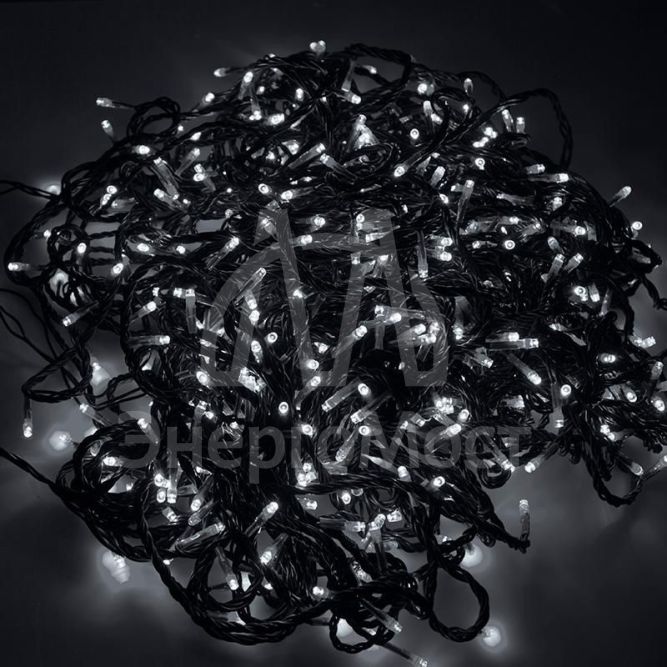 Гирлянда &amp;quot;КЛИП ЛАЙТ&amp;quot; 3нитих10м 198LED черн. пвх провод с трансф. 12Вт 24В бел. NEON-NIGHT 323-315