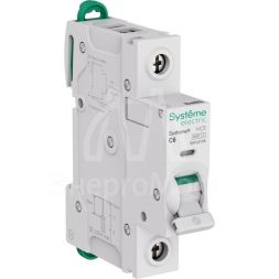 Выключатель автоматический 1п C 6А 6кА Systeme9 230В SE S9F22106