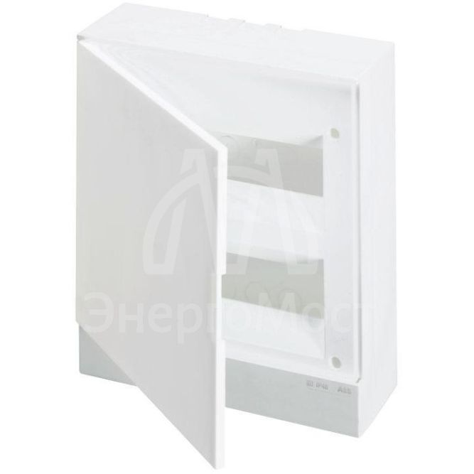 Бокс настенный Basic E 24М бел. непрозр. дверь (с клемм) ABB 1SZR004002A2107