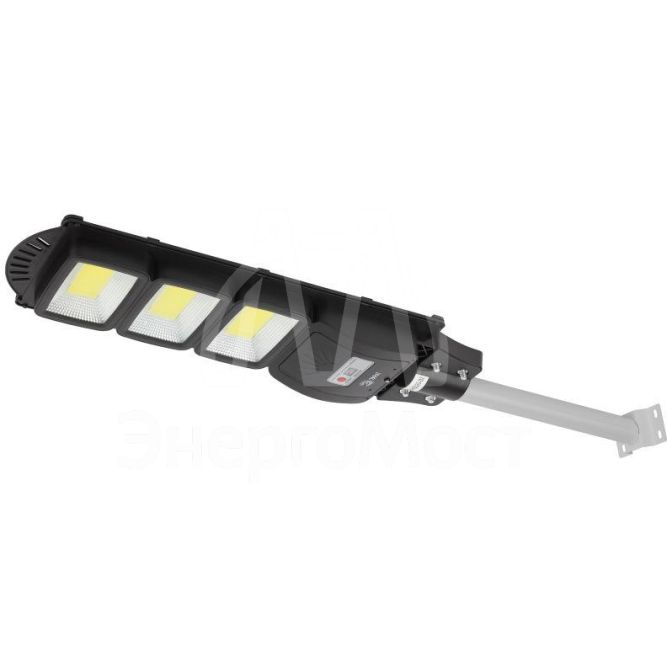 Светильник 60Вт 5000К IP65 1100лм консольный на солнечной батарее COB с кронштейном с датчиком движения ПДУ Эра Б0046796