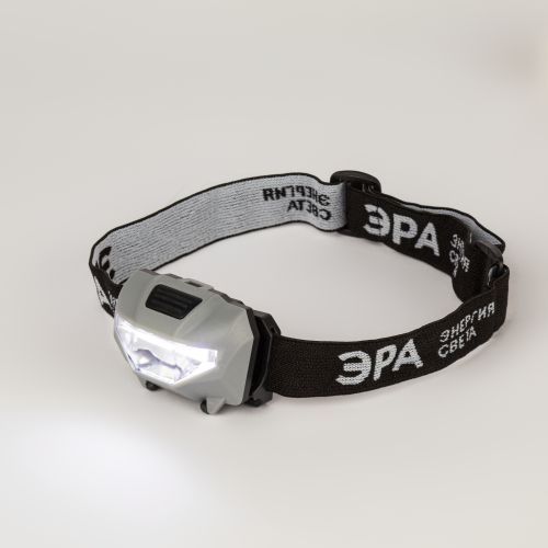 Фонарь светодиодный аккумуляторный налобный GA-505 "Блэкджек" 3Вт 3режима Li 500мАч IP54 Эра Б0057455