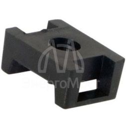 Площадка для крепления стяжки 16х22.2мм черн. (уп.100шт) Rexant 07-2103