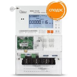 Счетчик НЕВА СТ413 545 BSPIO22 МСК многотариф. оптопорт. RS-485 кл. точн. 0.5s/1 ток 5(10)A 3ф. Тайпит 6197837
