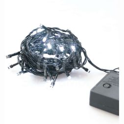 Гирлянда ILD050C-GW 50LED 5м 8 реж. бел. SHlights 4690601041944