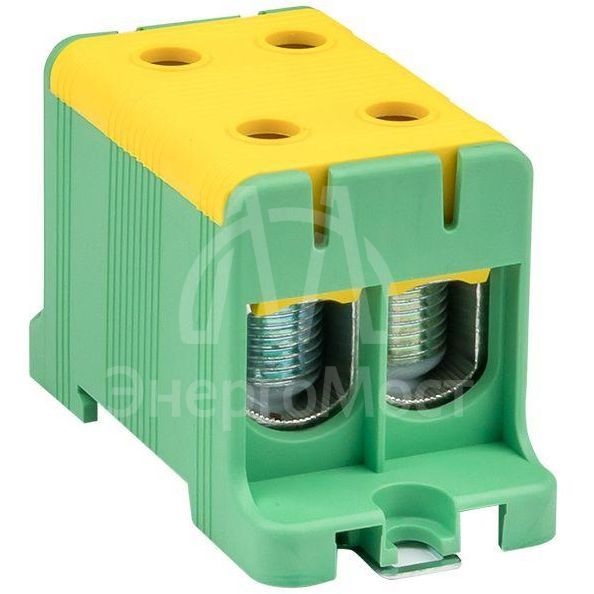 Клемма силовая вводная двойная КСВ 16-95кв.мм желт./зел. EKF plc-kvs2-16-95-y-green