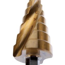 Сверло ступенчатое по металлу ТИТАН 4.0-20.0мм Kranz KR-12-6611