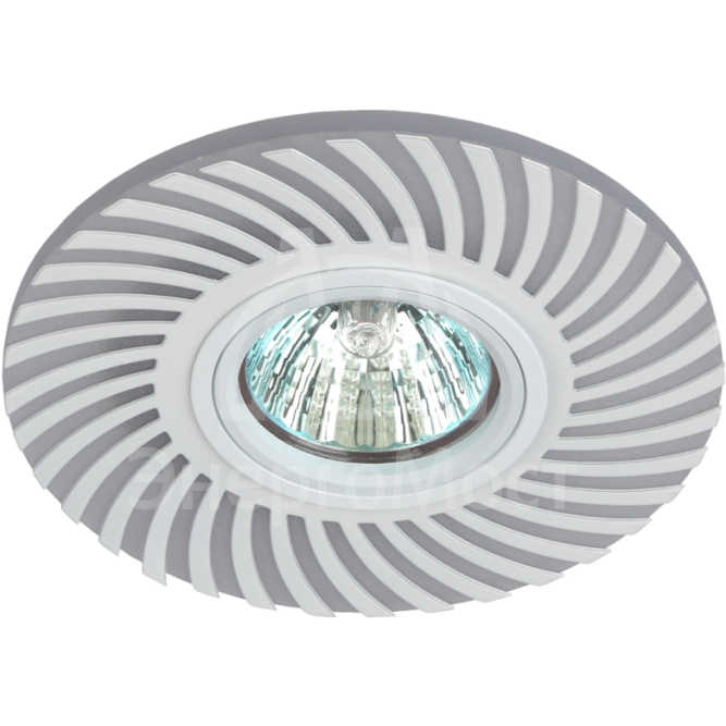 Светильник DK LD32 WH /1 MR16 220В max 11Вт декор. со светодиодной подсветкой бел. ЭРА Б0046906