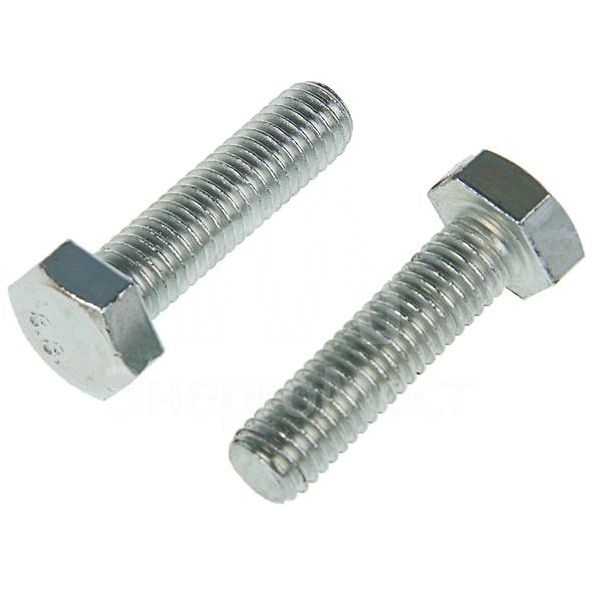 Болт М8х30 с шестигранной головкой цинк. DIN 933 (уп.4шт) класс прочности 8.8. пакет Tech-Krep 102970