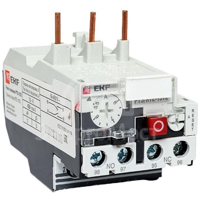 Реле тепл. РТЭ 1312 5.5-8А EKF rel-1312-5.5-8