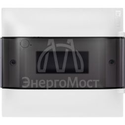Щиток пластиковый встраиваемый Practibox S 1х8 дым. дверь Leg 134558