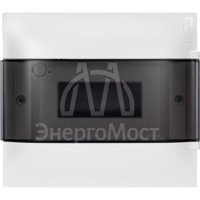 Щиток пластиковый встраиваемый Practibox S 1х8 дым. дверь Leg 134558