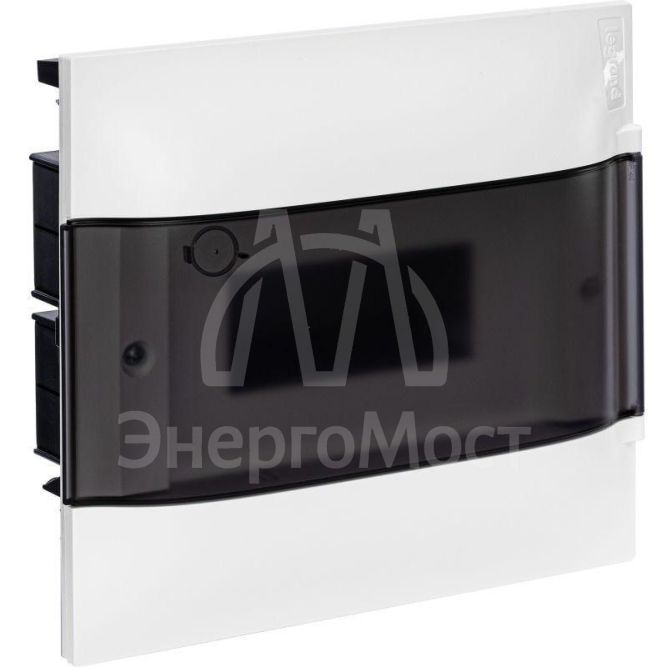 Щиток пластиковый встраиваемый Practibox S 1х8 дым. дверь Leg 134558