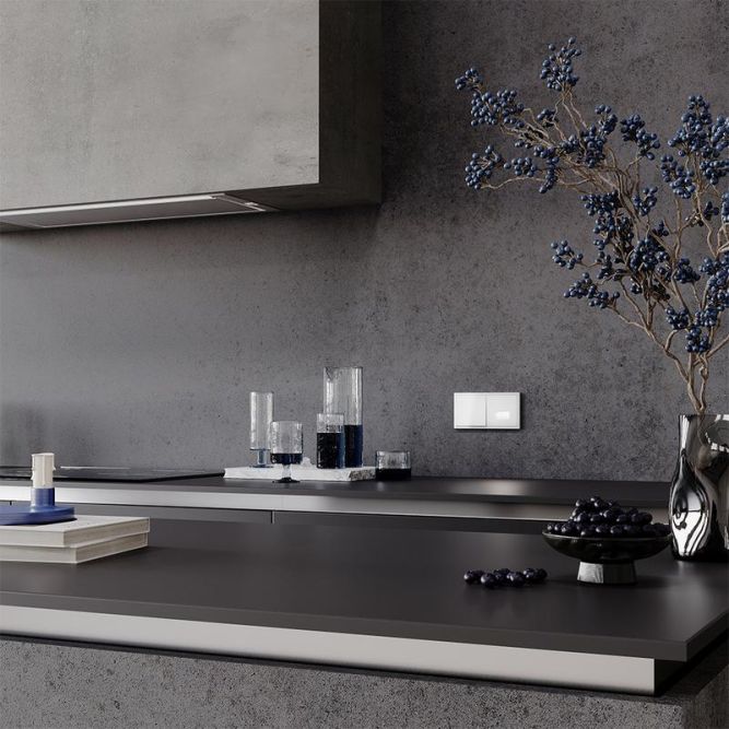 Рамка 2-м S70 пластик. бел. глянцевый Voltum VLS100201