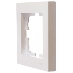 Рамка 1-местн. горизонт. VESNA жемчуж./бел. перламутр (20шт/240шт) LEZARD 742-3000-146