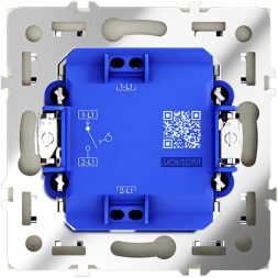 Выключатель 1-кл. СП S70 10А с самовозвратом механизм сталь Voltum VLS010605