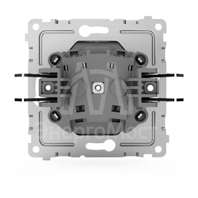 Розетка 1-м СП Pixel 16А IP20 без заземл. механизм алюм. TOKOV ELECTRIC TKE-PX-R1-C03