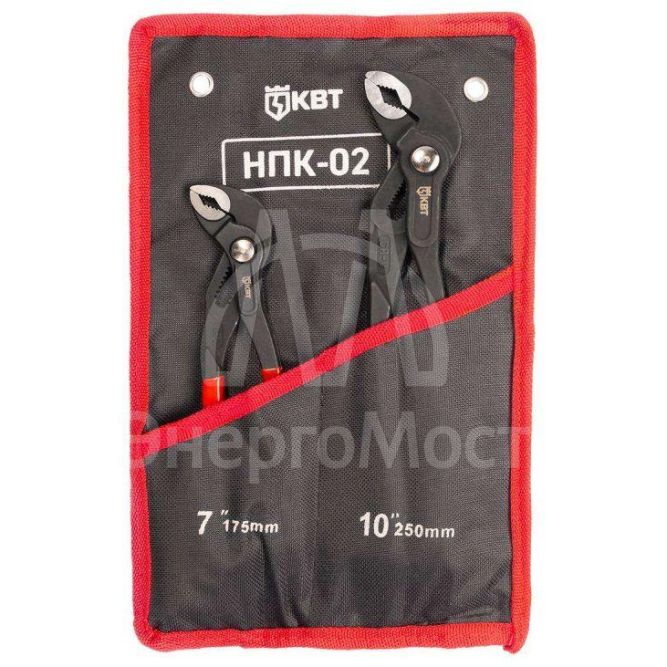 Набор переставных клещей НПК-02 ПРАКТИК КВТ 92053