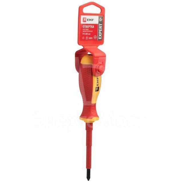 Отвертка PH1х80мм Expert 1000В PROхima EKF ph-1-80-exp-in