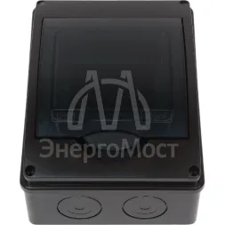 Щиток ОП Тусо на 5мод.с вертик.двер.200х150х98мм черн. Ruvinil 69005Ч