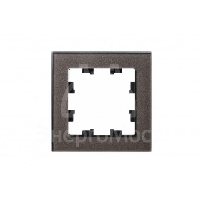 Рамка 1-м AtlasDesign Nature стекло мокко SchE ATN320601