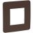 Рамка 1-м UNICA STUDIO шоколад/бел. SchE NU280216