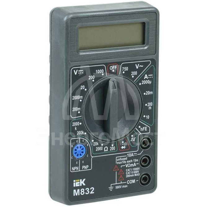 Мультиметр цифровой Universal M832 IEK TMD-2S-832