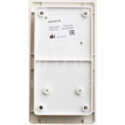 Блок комбинированный GLOSSA розетка защ. шторки с заземл. + выкл. 3-кл. беж. SchE GSL000278