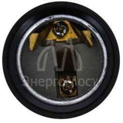 Патрон E27 карболитовый подвесной черн. EKF LHC-E27-s-s