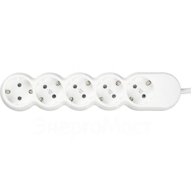 Удлинитель 5х3м с заземл. 16А 250В У05 UNO 2P+PE 3х1.5кв.мм IEK WYP53-16-05-03-Z