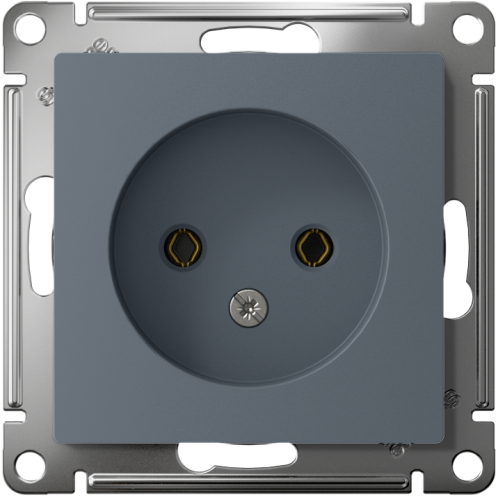 Механизм розетки 1-м СП AtlasDesign 16А без заземл. грифель SchE ATN000741