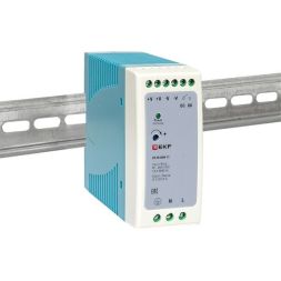 Блок питания на дин рейку 60Вт Uвх 220В AC m Uвых 12В DC постоянного тока EKF DR-M-60W-12