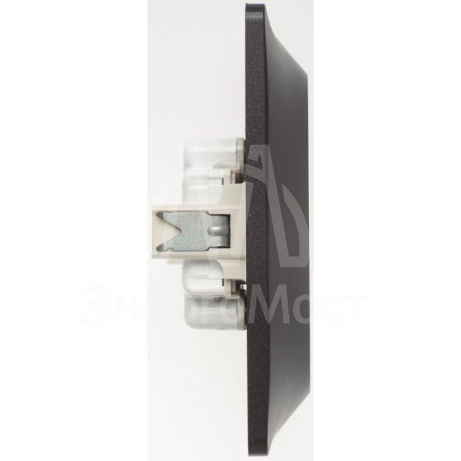 Розетка 2-м СП Glossa 16А IP20 без заземл. шоколад SchE GSL000820