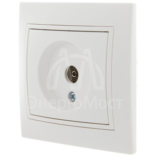 Розетка телевизионная оконечная TV СП Mira бел./бел. LEZARD 701-0202-130