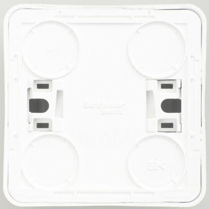 Розетка 1-м ОП Этюд 16А IP20 без заземл. бел. SchE PA16-001B