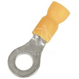 Наконечник с отверстием под винт и изолир.фланцем ПВХ легкий ввод жилы 2.5-6кв.мм М5 (d5.3мм) (НКИ) (уп.100шт) DKC 2C5P-EE-PVC