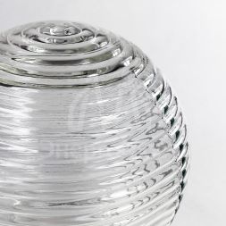 Рассеиватель НББ 62-009-А 85 &amp;quot;Кольца&amp;quot; стекло прозр. (в пленке) Элетех 1071250484