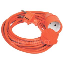 Удлинитель-шнур 1х30м вилка+розетка 2P+PE IP44 УШ-01РВ 3х1 оранж. IEK WUP10-30-K09-44