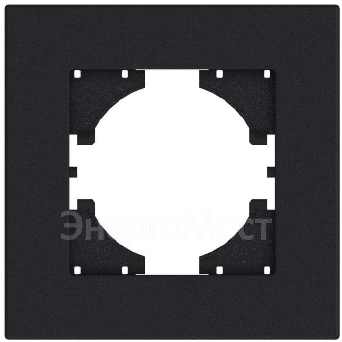 Рамка 1-местн. City графит GUSI С1111-010