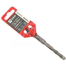 Бур по бетону SDS-plus 8х110мм 2 резца 4S спираль Master EKF db-8-110-2x4