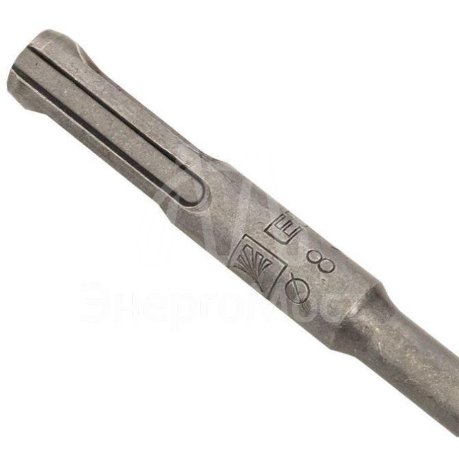 Бур по бетону SDS-plus 8х110мм 2 резца 4S спираль Master EKF db-8-110-2x4