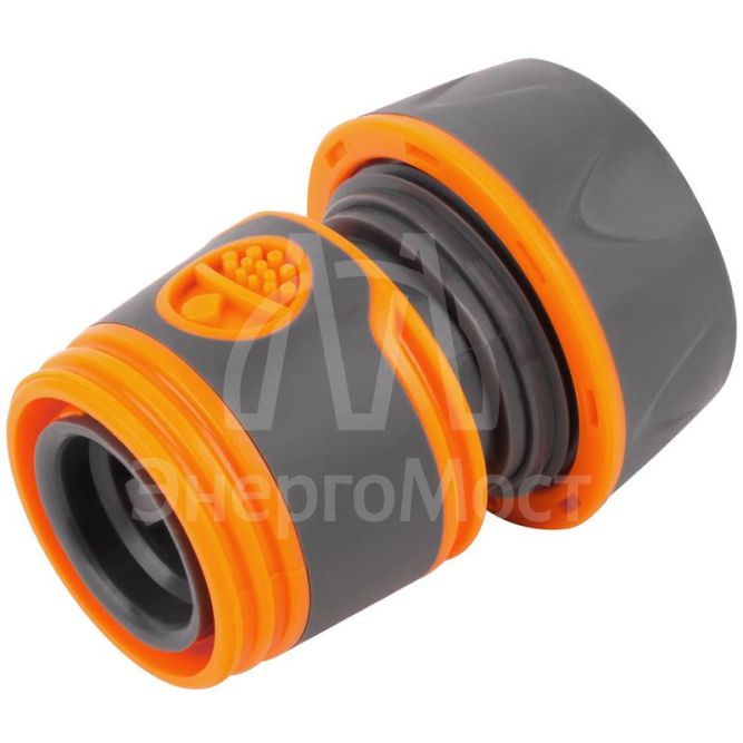 Соединитель двухкомпонентный с автостопом 3/4дюйм FIT 77744